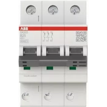 ABB Circuit Breaker SX203-B25 Flexline B-Char.6kA 25A 3P (2CDS253003R0255)