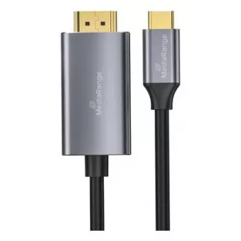 USB-C to HDMI video adapter cable MediaRange MRCS217 1.8 m, USB-C (DisplayPort Alt Mode) to HDMI output