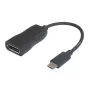 DisplayPort Alt Mode USB-C to DisplayPort Cable Garbot 15 cm USB 3.1 Male to Female Black