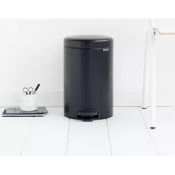 Brabantia 113741 Waste Bin 12 l Round Black (11 37 41)