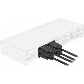 Serial Cable DeLOCK 86575 Black 3 m RS-232 Sub-D9
