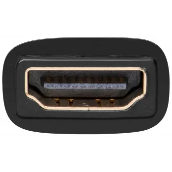 Wentronic Goobay HDMI™ / DVI-I Adapter, HDMI Standard-Socket (Type A), Black - 19-pol. HDMI™-Socket > DVI (24+5) Socket (68690)