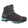 Salewa MTN Trainer Mid GTX Female Adult Black Blue Leather Suede Vibram WTC