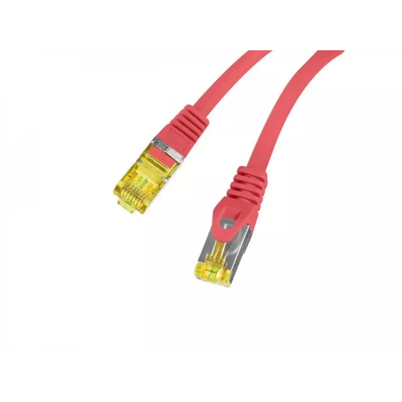 Network Cable Lanberg PATCHCORD KAT.6A S/FTP LSZH CU 0.5M Red