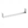 Maclean compact under-desk cable organizer, max load 5kg, white, MC-107 W