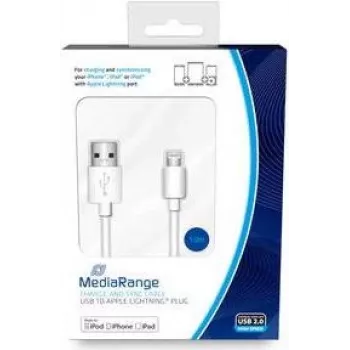 Lightning cable MediaRange MRCS178 1m White