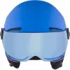 Helmet ALPINA ZUPO VISOR QLite — child ski helmet, hard shell, 54–58 cm, integrated visor, Run System Ergo Snow