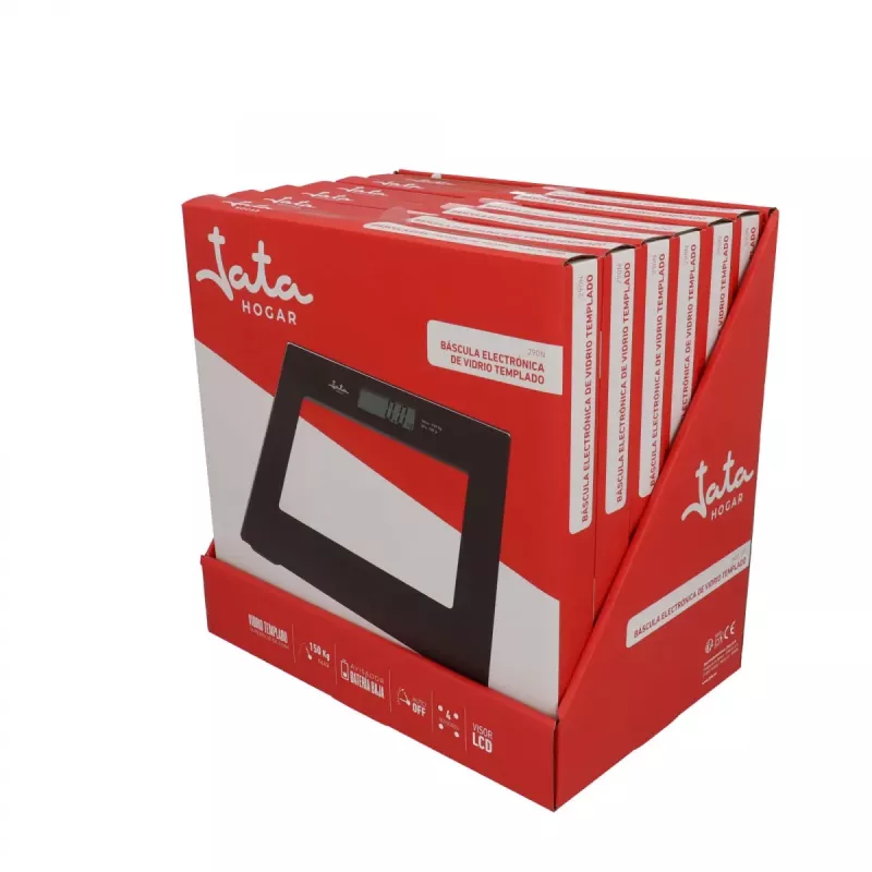 Electronic personal scale JATA 290 Square Black