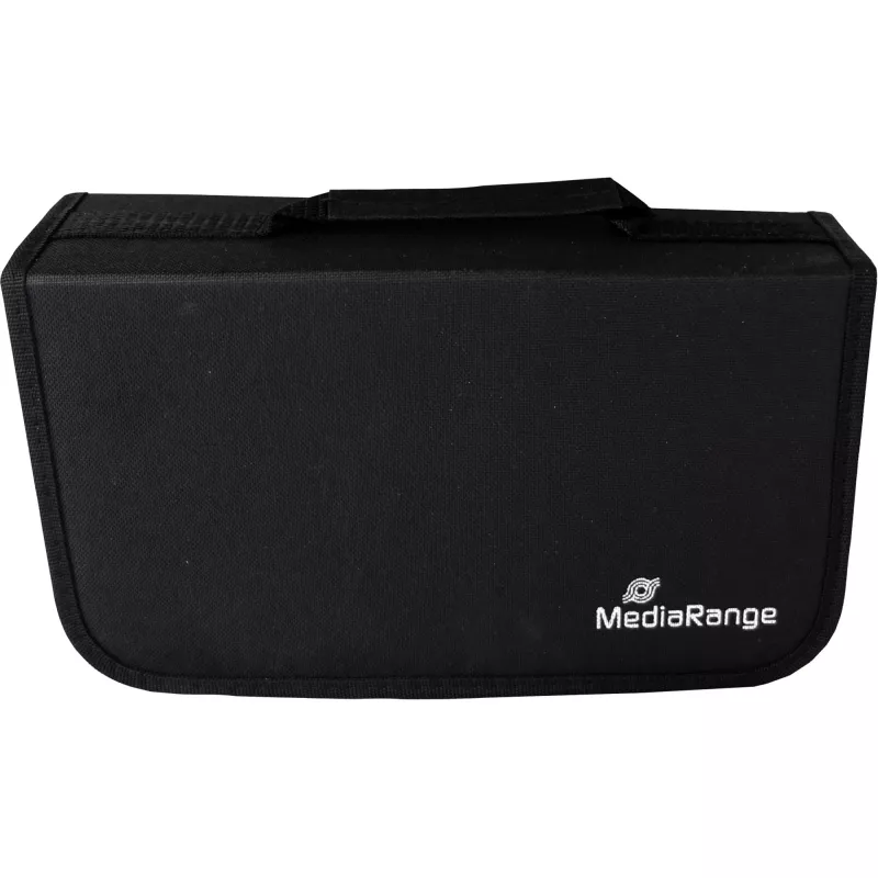 Wallet case MediaRange BOX55 for 96 discs Black