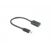LANBERG AD-UC-UA-04 adapter USB TYPE-C M - USB Type-A F 15cm Black
