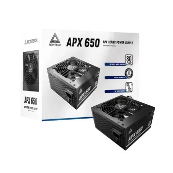 Montech APX650 power supply unit 650 W 20+4 pin ATX ATX Black