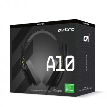 Logitech ASTRO Gaming A10 Gen 2 - Headset - Over-Ear - Wired - 3,5 mm Plug - Black (939-002047)
