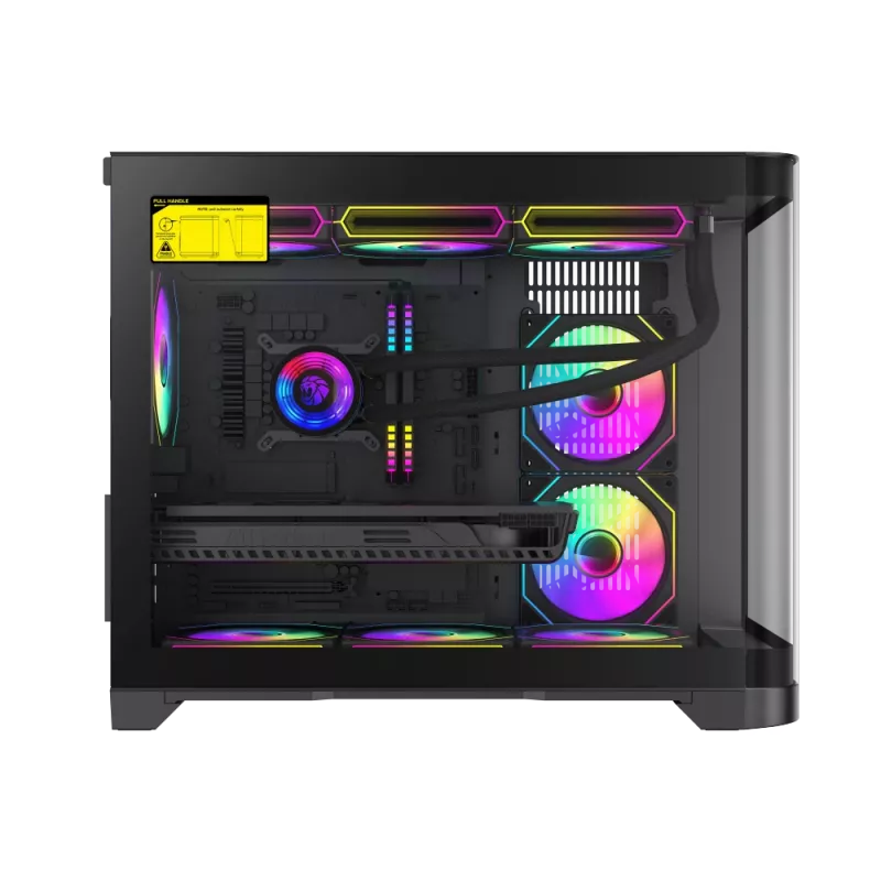 Gamemax Case | HYPE-M BK | Black | Micro | Power supply included No