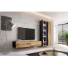 Cama TV Stand VIGO '180' 30/180/40 black/wotan oak