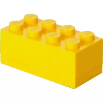 LEGO lunch container Room Copenhagen 4012 — polypropylene (PP), yellow, 92×46×43 mm, 1 pc