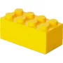 LEGO lunch container Room Copenhagen 4012 — polypropylene (PP), yellow, 92×46×43 mm, 1 pc