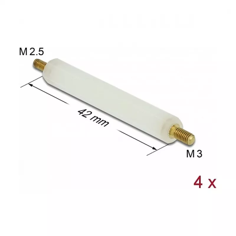 Mounting Kit DeLOCK 60238 Natural Plastic