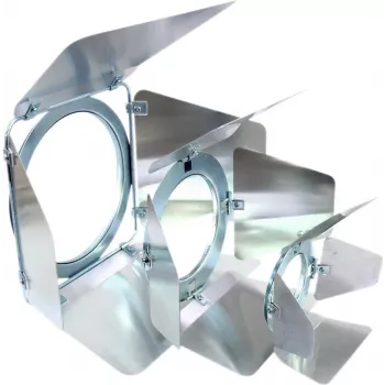 PAR-20 spot light EUROLITE 42103610 silver — small reflector lamp housing, silver finish