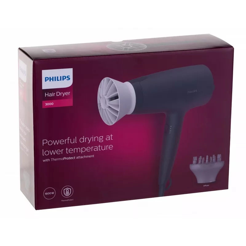 Philips 3000 series BHD302/30 hair dryer 1600 W Black