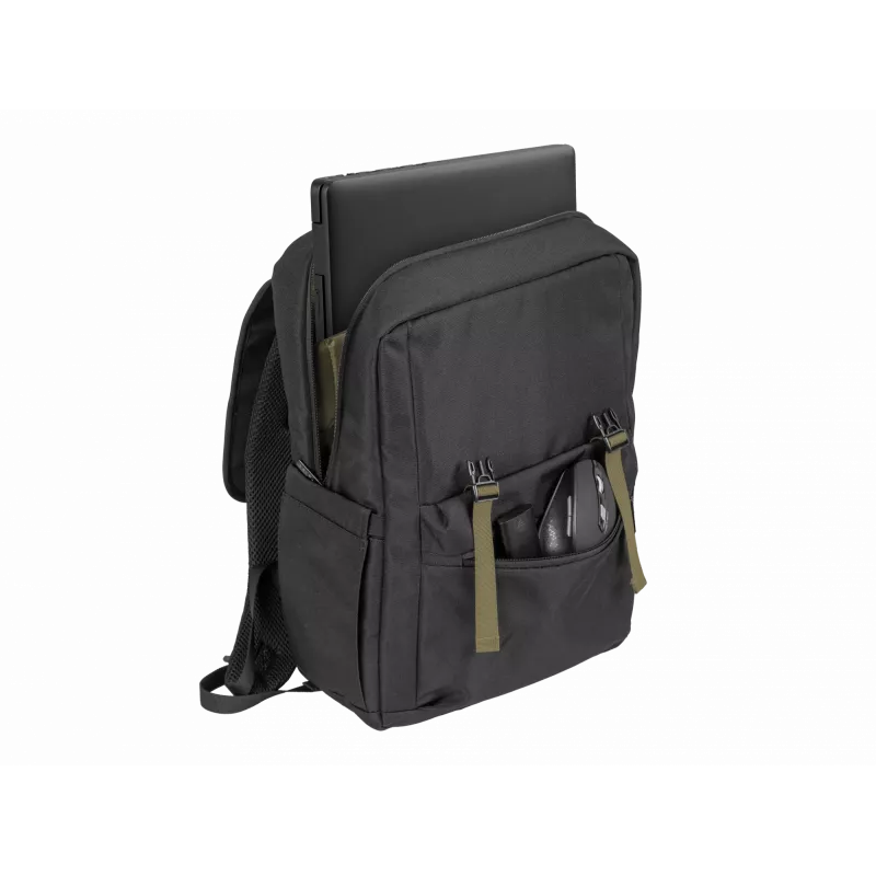 Backpack NATEC Niala Hunter Green 39.6 cm 15.6 inch Black 1 compartment 2 front pockets