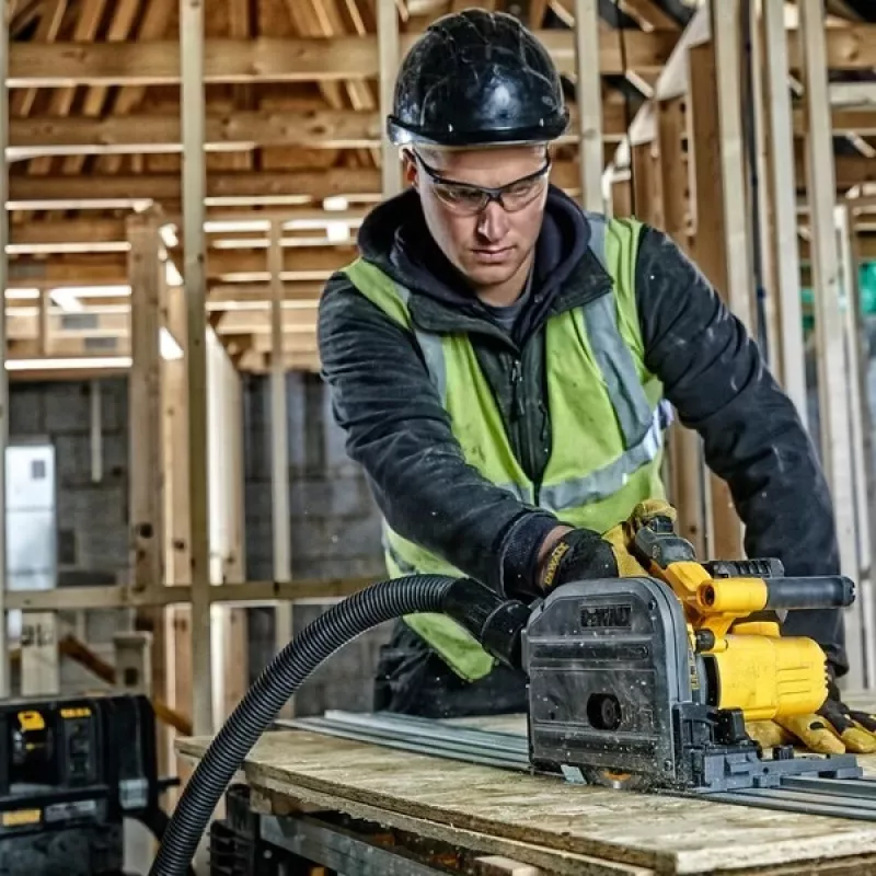 DEWALT DCS520T2 portable circular saw 54V 2x XR FLEXVOLT 6Ah TSTAK Black, Yellow