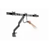 Desk monitor mount GEMBIRD MA-DA3-03, 3-arm, gas spring, VESA 75–100x100, supports 3 displays up to 27 inch, max 18 kg, black