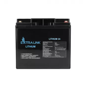 Extralink rechargeable battery LiFePO4 24000 mAh 12.8 V
