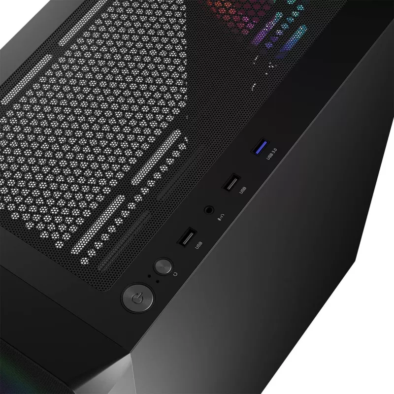 Computer Case Logic Concept Portos ARGB ATX Black