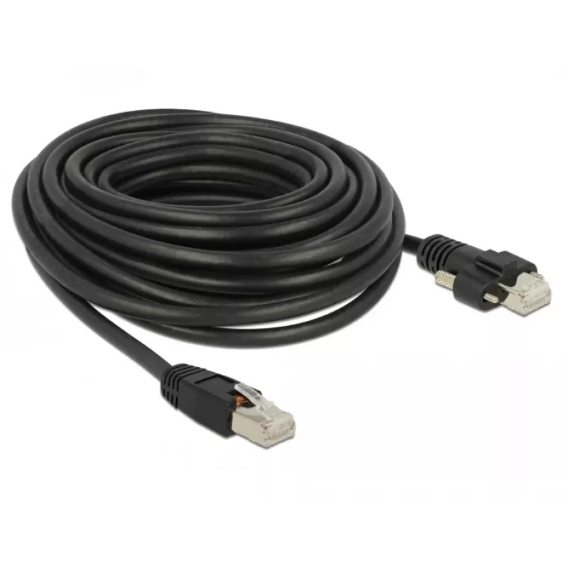 Networking Cable DeLOCK 85672 RJ-45 Cat6 10 m Black