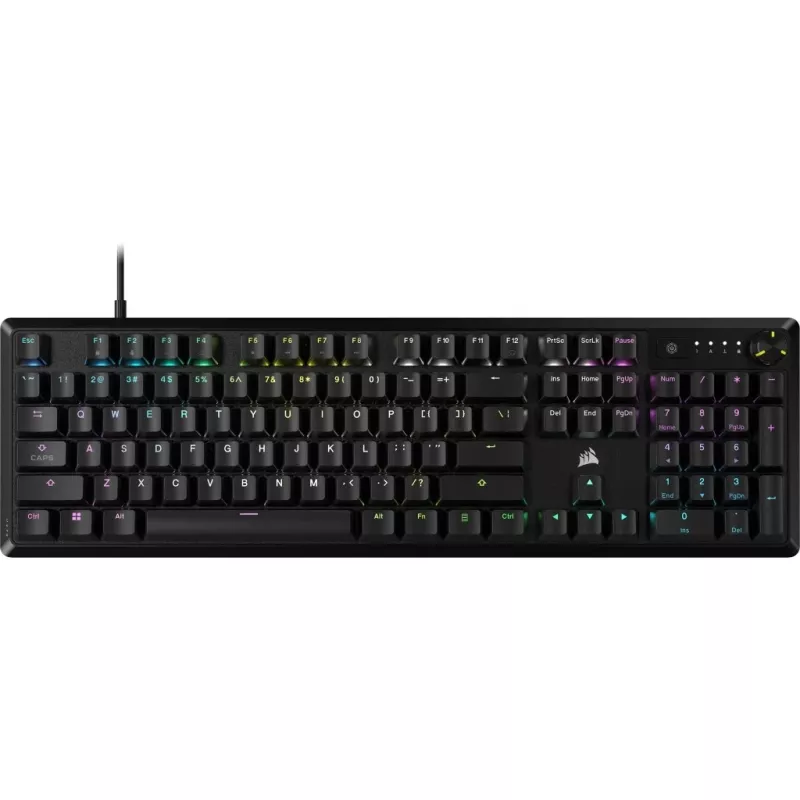 Corsair K70 Keyboard Gaming USB Black Mechanical Full-size 104 Keys