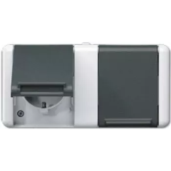 Socket Outlet CEE 7/3 JUNG 8220-1 W Black White