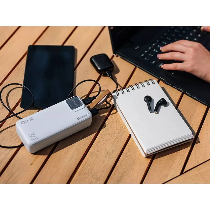 Tracer Blaze 30000 mAh 65 W, White