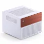 Micro Tower Computer Case Jonsbo N4 WHITE Mini-ITX with Tempered Glass