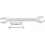 Hazet double-Open-End Spanner, s: 10 mm, s: 11 mm (450N-10X11)