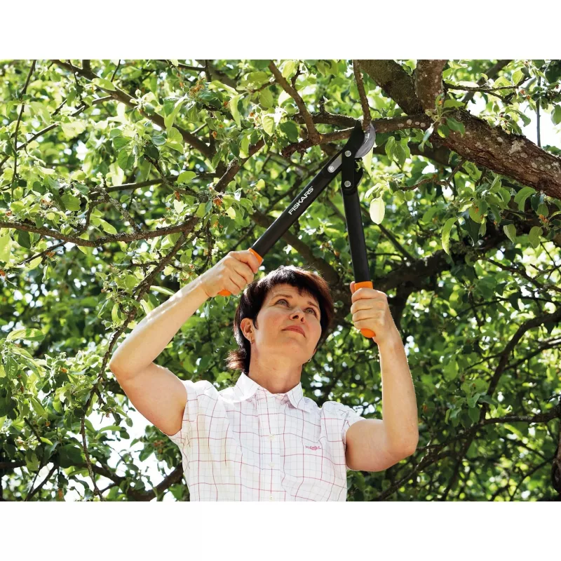 Fiskars 1001555 pruning shears Bypass Black, Orange