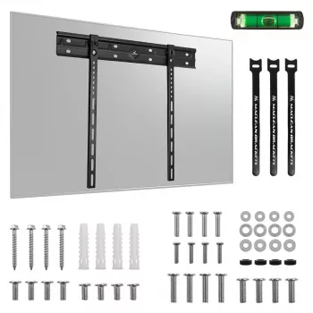 Wall TV mount MACLEAN MC-123 extra slim, VESA 400x400 mm, for flat-panel TVs up to 80 kg