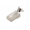 RJ45 connector Extralink CAT6A FTP 8P8C, transparent, male/female, 1 pc