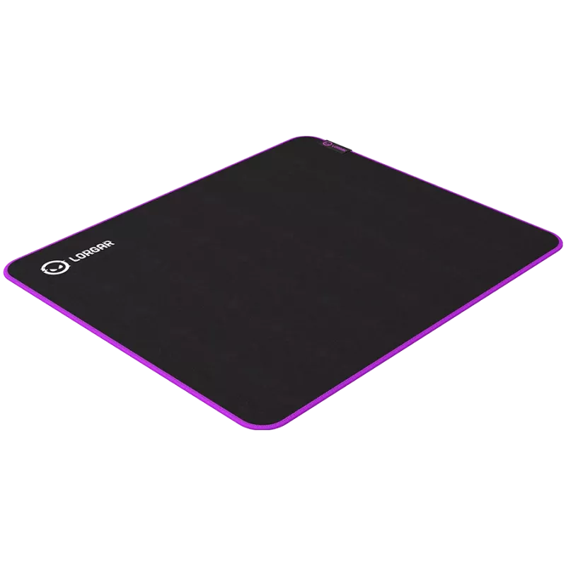 Lorgar Main 315, Gaming mouse pad, High-speed surface, Purple anti-slip rubber base, size: 500mm x 420mm x 3mm, weight 0.39kg