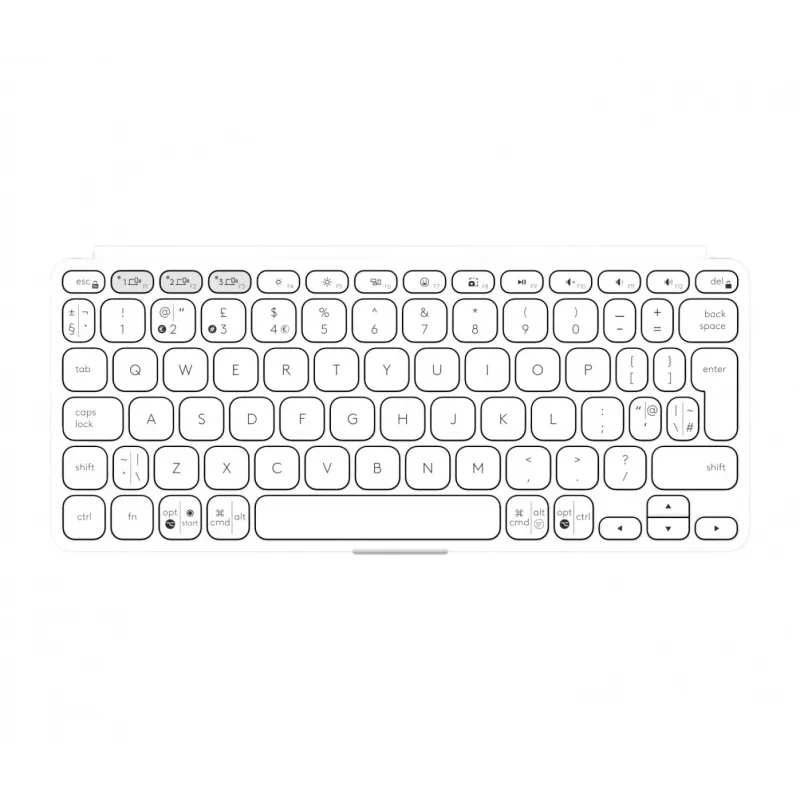 Logitech Keys-To-Go 2 keyboard Universal Bluetooth QWERTY US International White