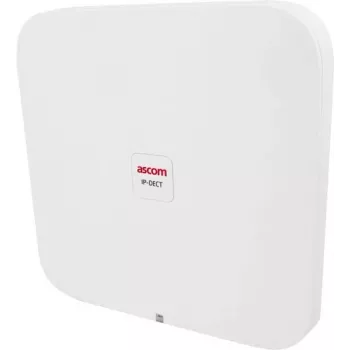 ASCOM IPBS3-A4 - IP DECT Access Point (8-Channel | DECT GAP/CAP-Radio Interface | externe antenna) - in White (IPBS3-A4)