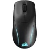 Gaming mouse CORSAIR M75 — black, monochromatic surface, weight 0.089 kg