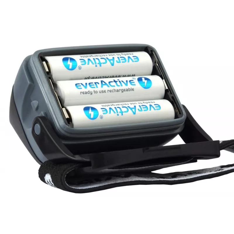 Headband flashlight everActive HL-150, headlamp, 150 lm, 3 W, IPX4, 3×AAA, black