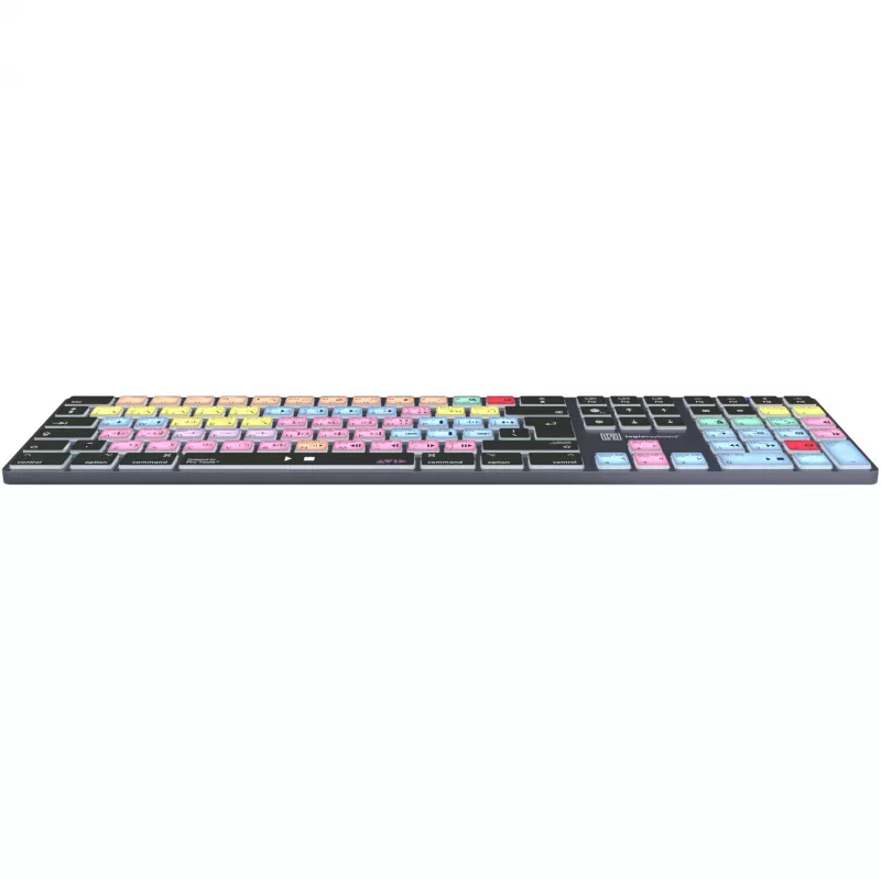 Keyboard LogicKeyboard LKB-PT-TM — Full-size (100%) Bluetooth QWERTZ German, Titanium Grey