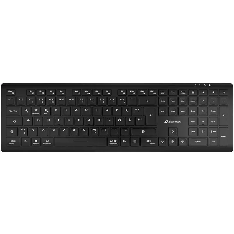 Sharkoon OfficePal K30W black DE-Layout Rubberdome