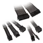 Cable extension kit Kolink Core Adept — braided PET sleeved, 6-piece set, 20+4pin, 8pin, 4+4pin, 3×6+2pin (300–350 mm)
