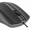 USB wired mouse, 3 buttons, rubberized surface, 1000DPI