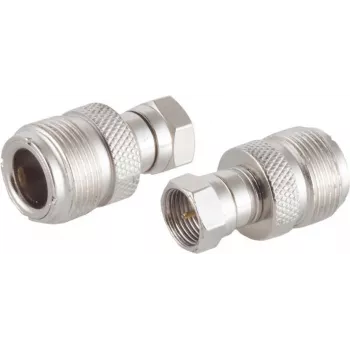 Adapter ShiverPeaks 98876 — Video Audio-N coupling to F connector adapter