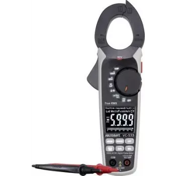 VOLTCRAFT VC-533 clamp meter digital CAT III 600 V Display (Counts): 6000 (VC-8466770)