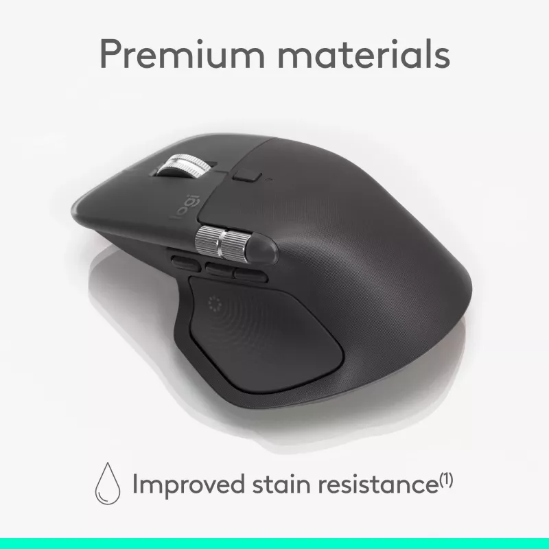 Logitech Logitech MX Master 4 for Business Mouse - Wireless + Bluetooth, 8000 DPI, Graphite | Logitech