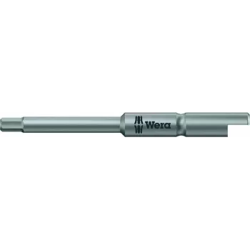 Hex Bit Wera 840/9 C 1.5 mm Halfmoon 44 mm — screwdriver bit, hex 1.5 mm, length 44 mm